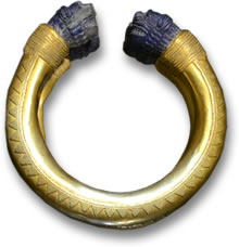Achämeniden-Armband mit Lapislazuli-Finals