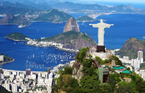 Christusstatue in Rio de Janeiro, Brasilien
