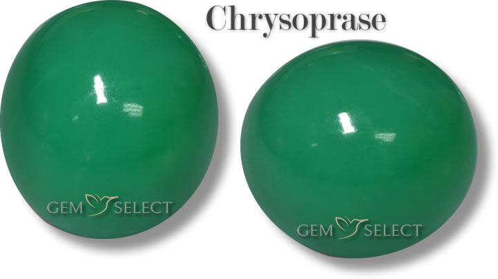 Chrysopras-Edelsteine für Zwillinge von GemSelect – Großes Bild