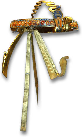 Das goldene Diadem von König Tut