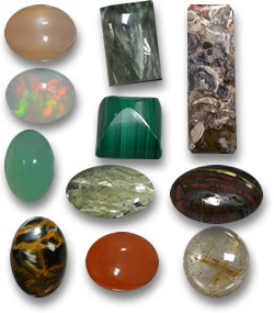 Erschwingliche Cabochon-Edelsteine