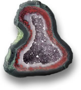 Achat Geode Edelstein