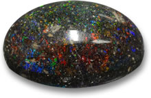Opal im Matrix-Cabochon