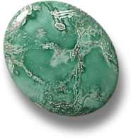 Australischer Variszit-Cabochon
