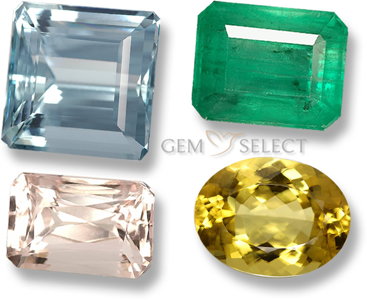 Beryll-Edelsteine von GemSelect - Großes Bild