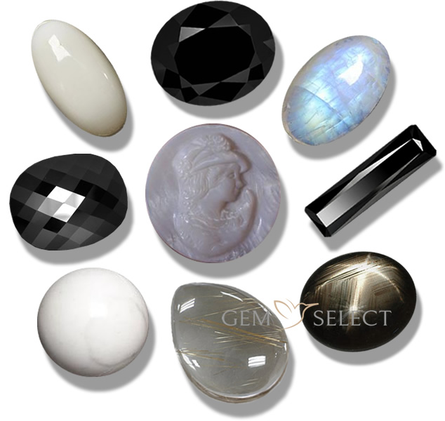 Schwarze Edelsteine von GemSelect – großes Bild