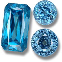 Blauer Zirkon von GemSelect - Kleines Bild