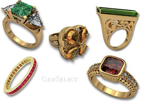 5 Goldringe
