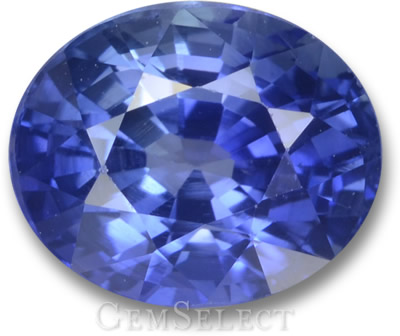 Kornblumenblauer Ceylon-Saphir von GemSelect