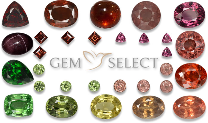 Granat Edelsteine von GemSelect - Großes Bild