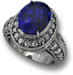 GemSelect Tansanit-Verlobungsring-Design