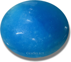 Blauer Hemimorphit-Cabochon