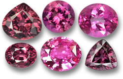 Pinkfarbene Edelsteine: Zirkon, Turmalin, Mystic Topas, Rhodolith-Granat, Saphir und Spinell
