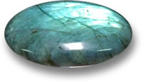 Labradorit-Cabochon-Edelstein