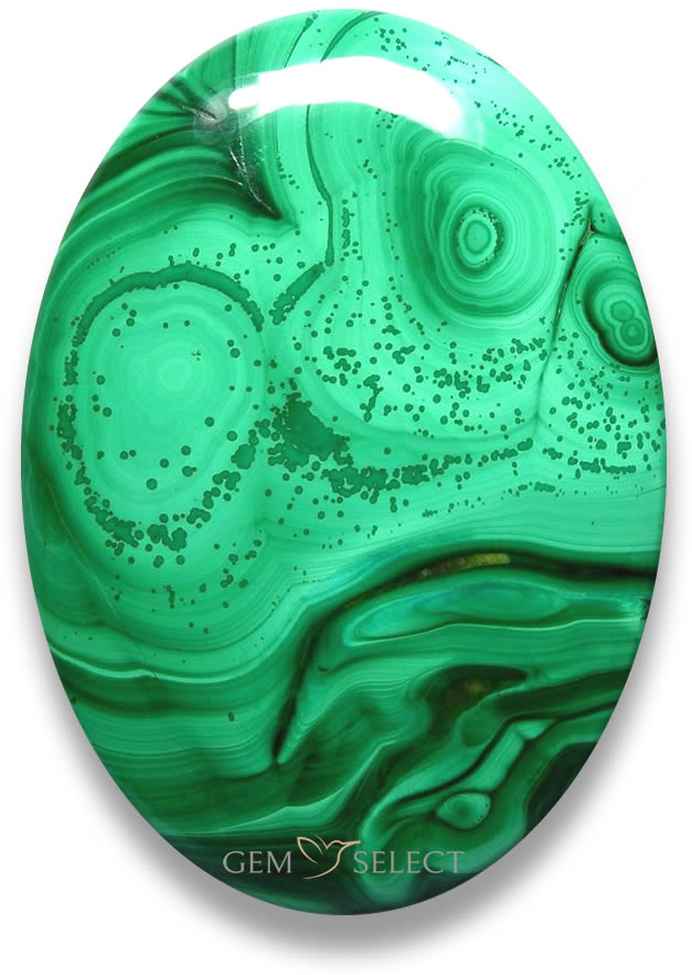 Malachit-Edelsteine von GemSelect - Großes Bild