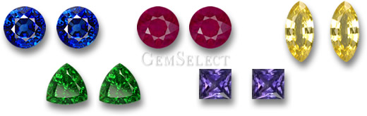 Passende Edelsteinpaare bei GemSelect