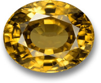 22 Karat goldener Zirkon-Edelstein