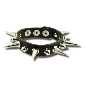 Hundehalsband Choker mit silbernen Spikes