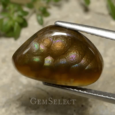 Feuerachat Edelstein von GemSelect