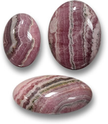 Rhodochrosit-Cabochons
