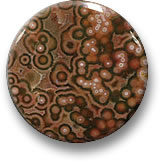 Runder Jaspis-Cabochon