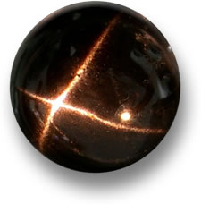 Stern-Diopid-Cabochon
