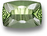 Konkav geschliffener Tashmarin-Diopsid-Edelstein
