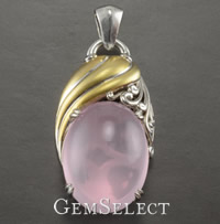Zweifarbige Edelsteinanhänger Shop gemstone pendants