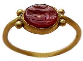 Alter Karneolring