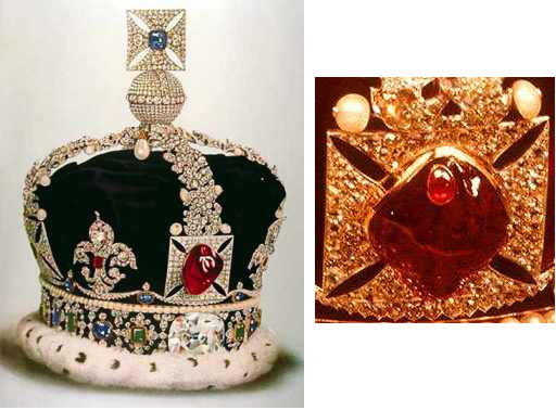 Rubin des Schwarzen Prinzen
