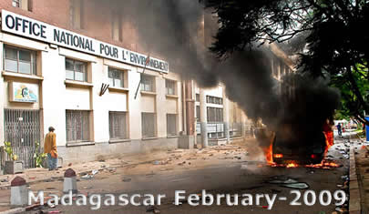 Instabilität in Madagaskar