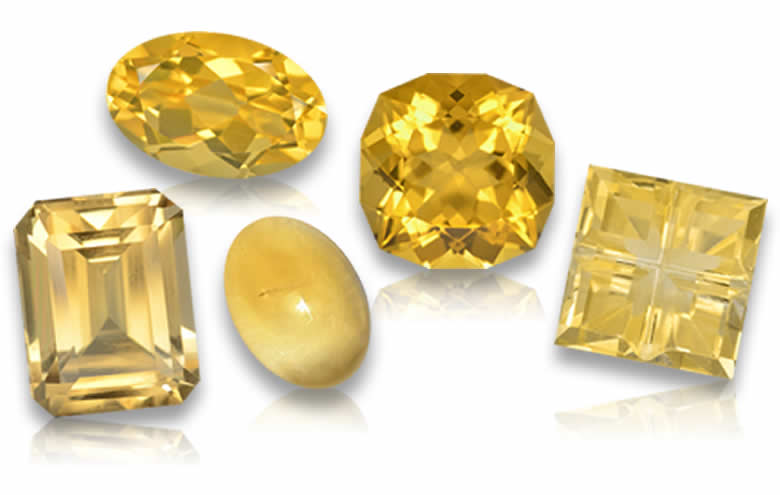 4-10 Carat Citrine Gemstones - Natural, Certified