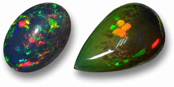 Loser schwarzer Opal zu verkaufen
