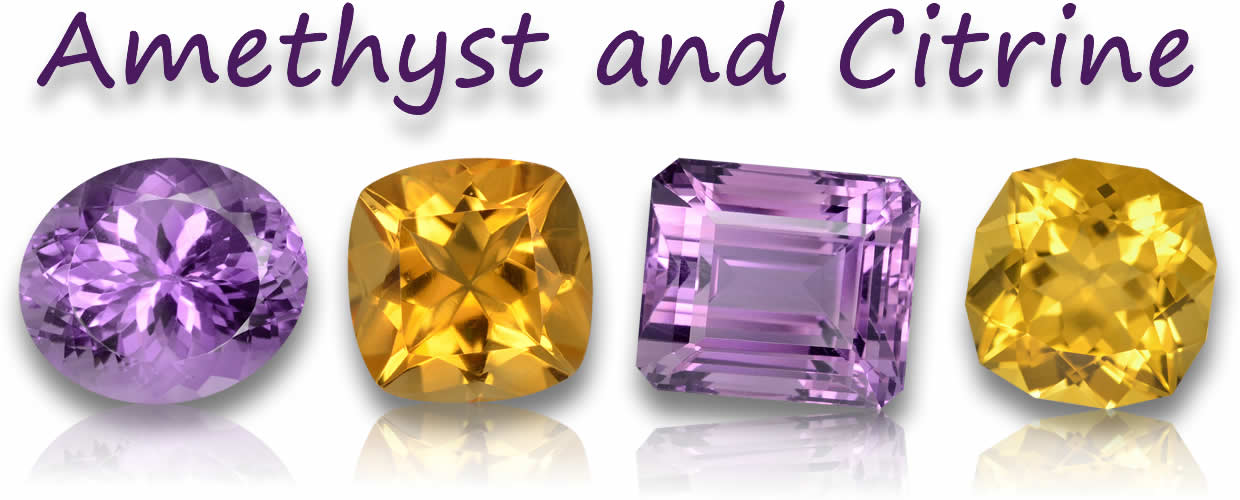 Amethyst und Citrin