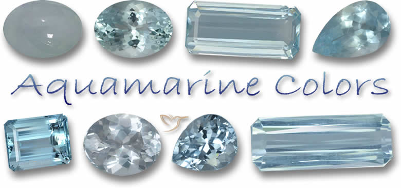 Aquamarin-Farbpalette