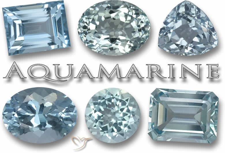 Aquamarin-Edelsteine
