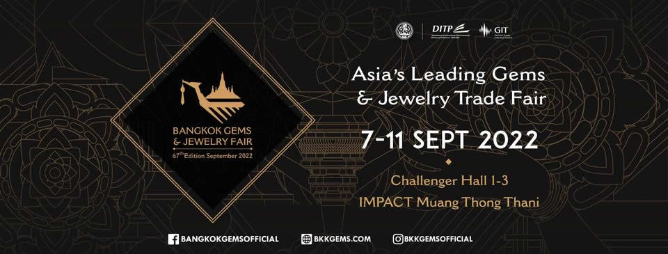 Bangkoker Edelstein- und Schmuckmesse 2022 – Bildnachweis: www.bkkgems.com