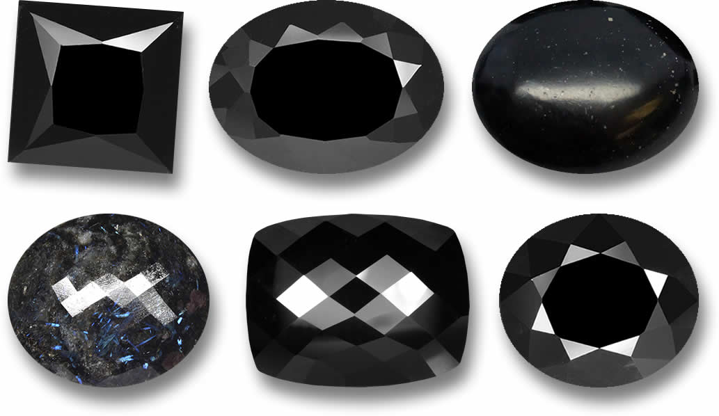 Schwarze Edelsteine