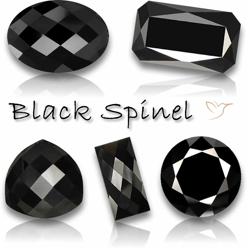 Kaufen Sie schwarze Spinell-Edelsteine