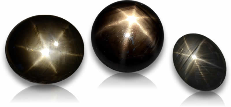 Schwarze Sternsaphire zu verkaufen