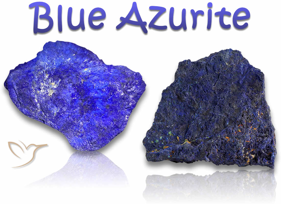 Blaue Azurit Rohsteine