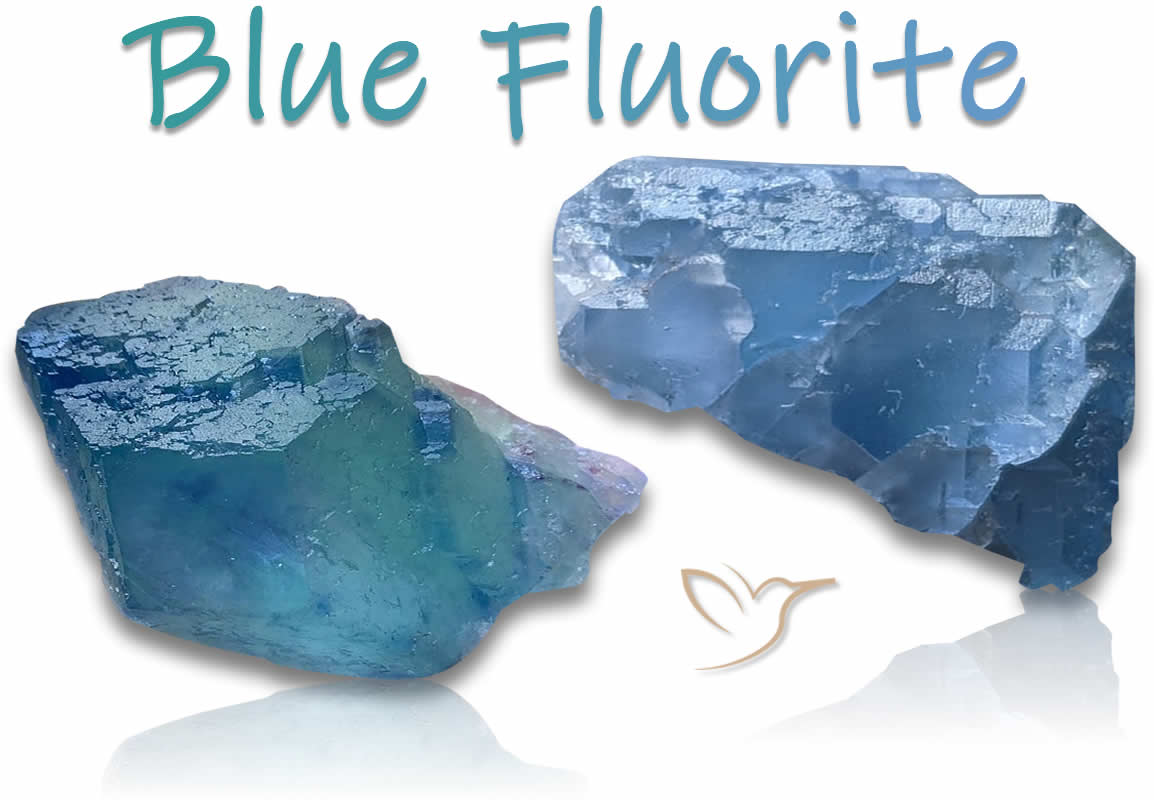 Blauer Fluorit Rohsteine