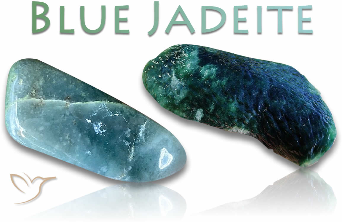 Blaue Jadeit Rohsteine