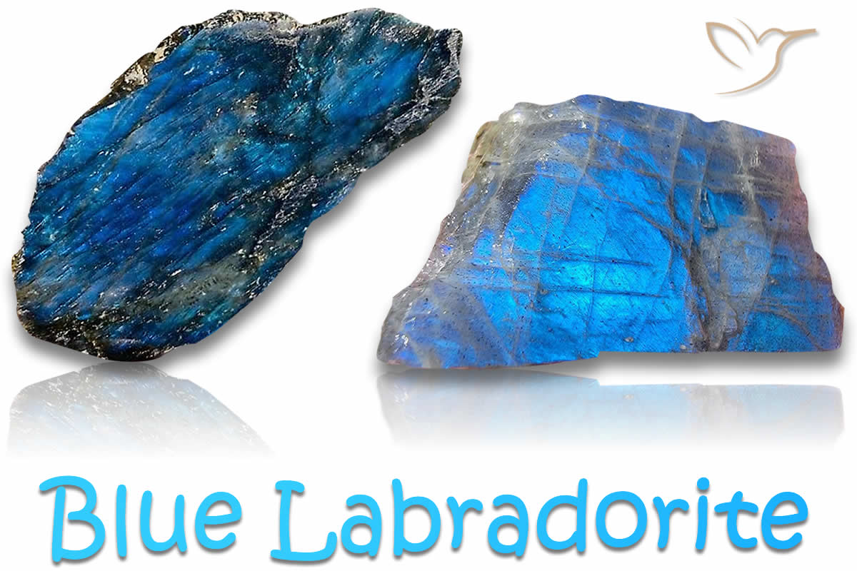 Blaue Labradorit Rohsteine