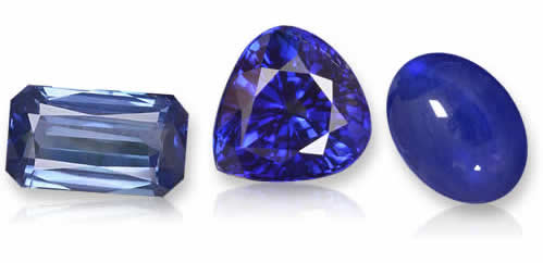Natürliche blaue Saphir-Edelsteine