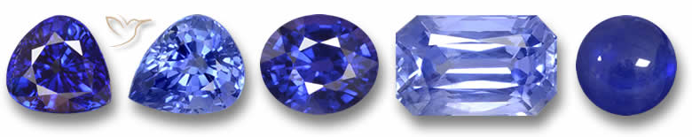 Blaue Saphire