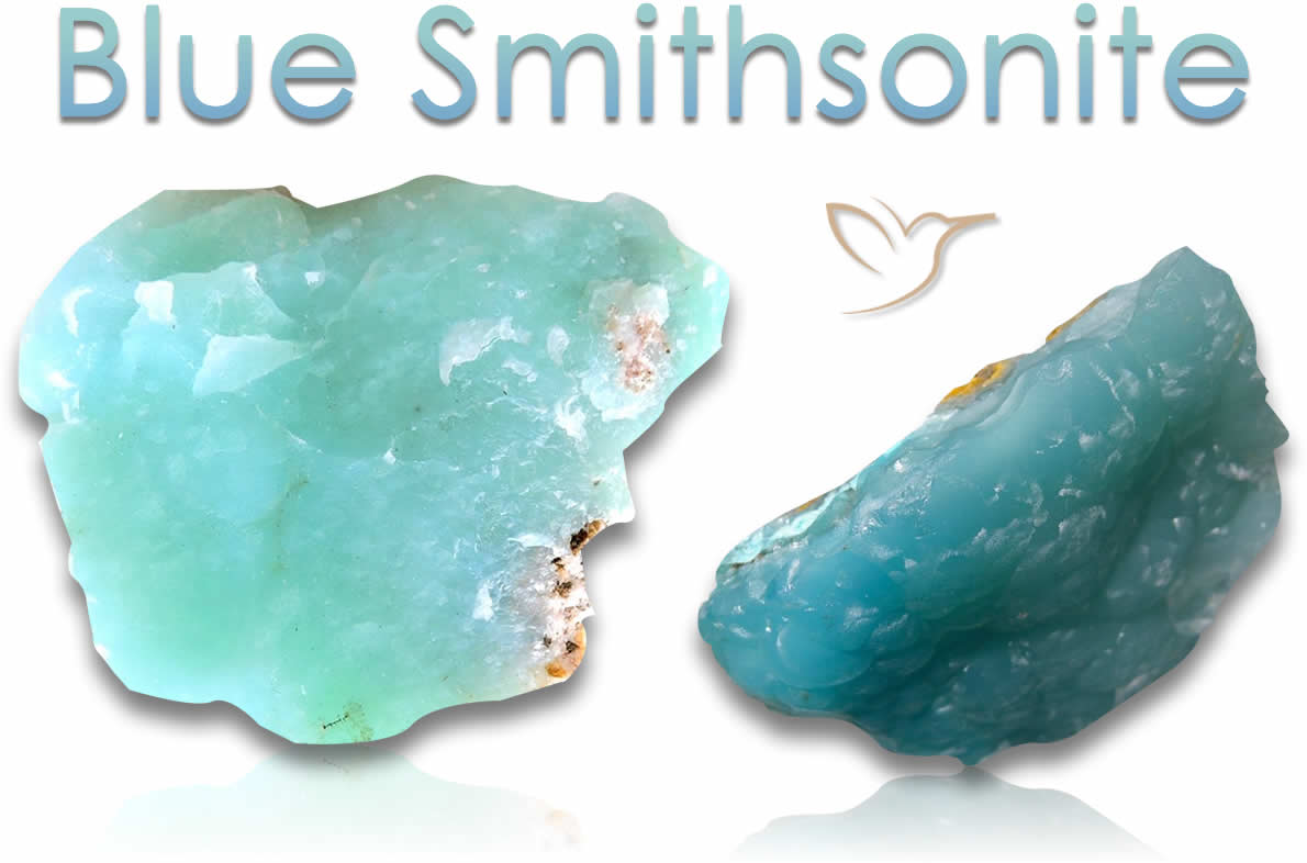 Blaue Smithsonit Rohsteine