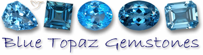 Blaue Topas-Edelsteine