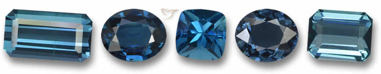 Blauer Turmalin