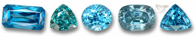 Blauer Zirkon